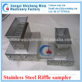 sealed type stainless steel riffle sampler for laboratory, lab equipment for sample preparation